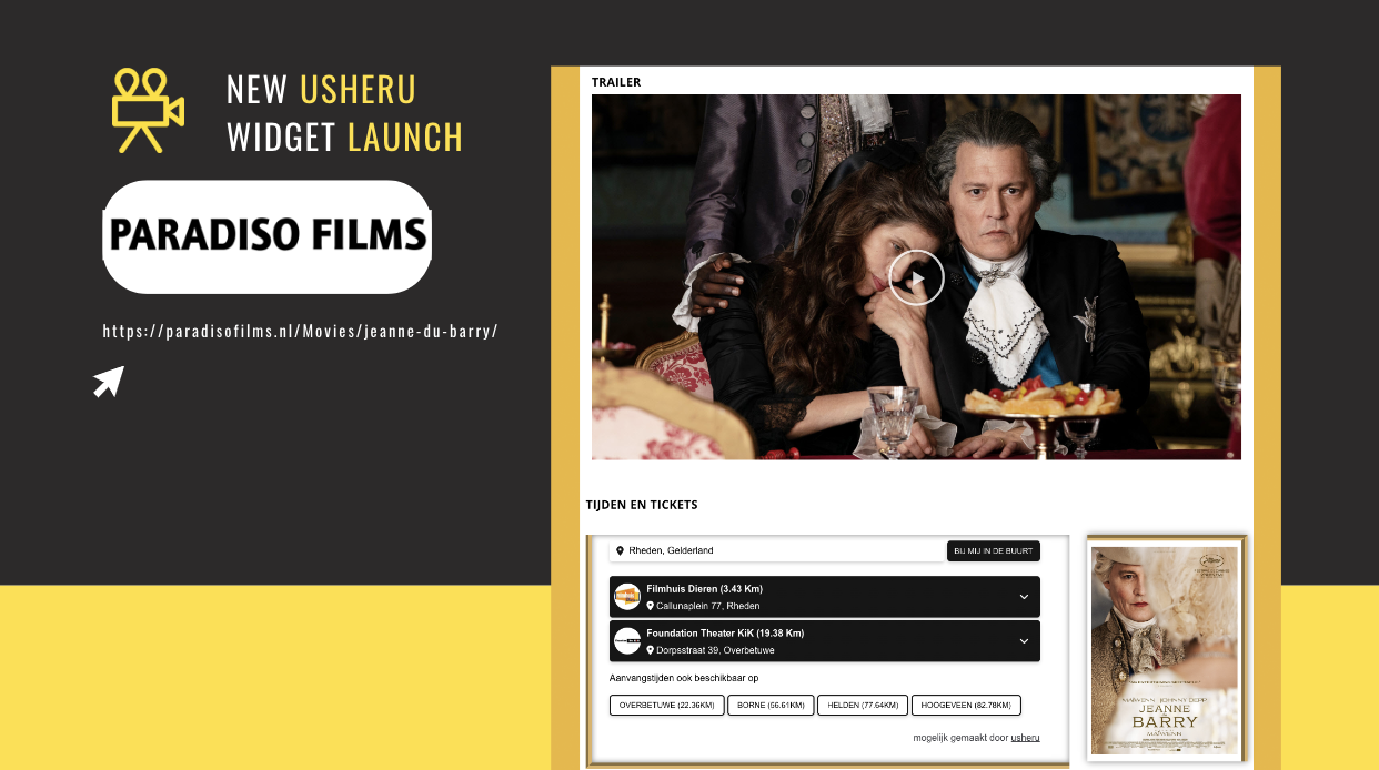 Read more about the article Paradiso Films Introduces usheru Widget for Their Audience