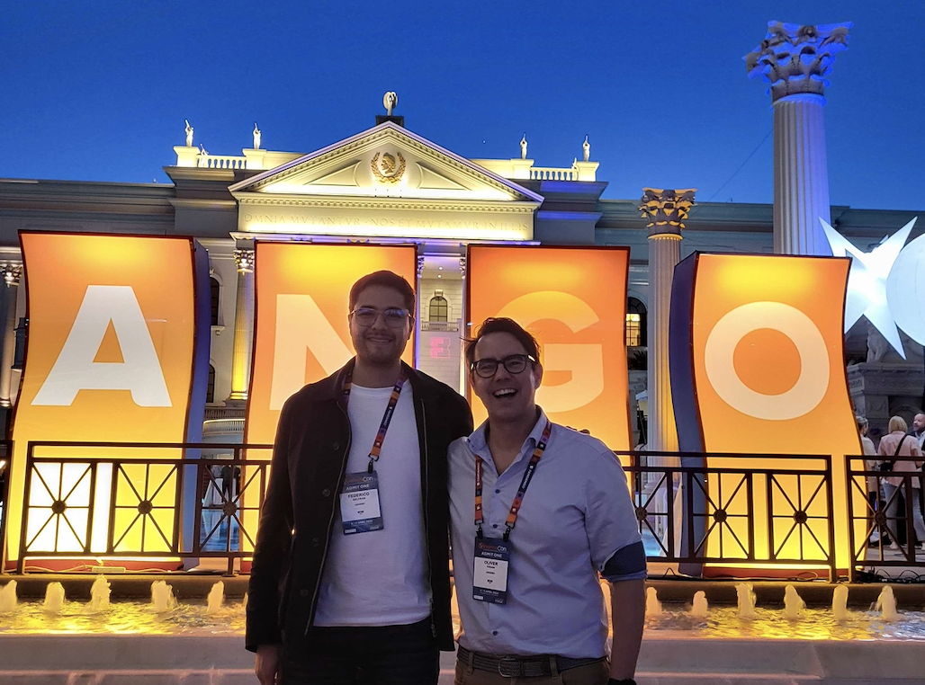 Ollie and Federico at CinemaCon 2024