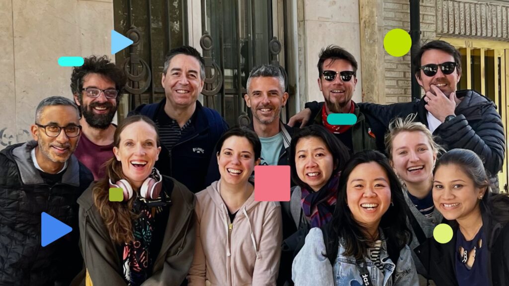 Photo of the usheru management team in Valencia, 2025